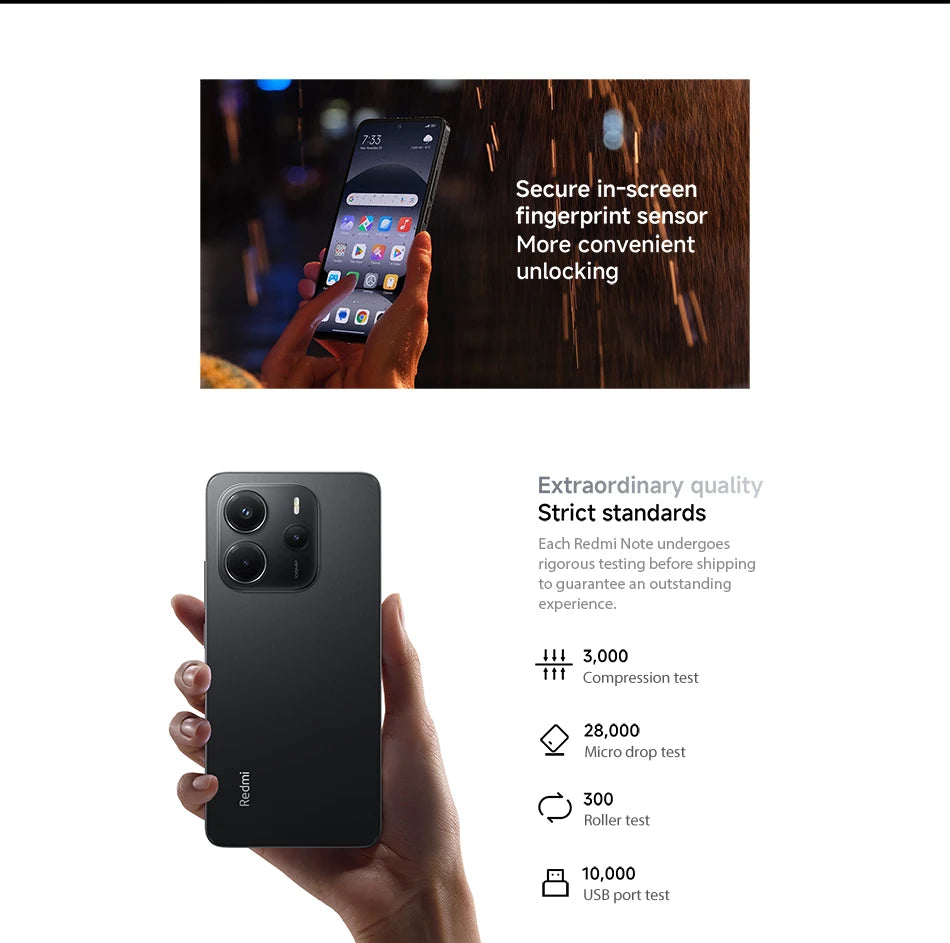 Global Version Xiaomi Redmi Note 14 4G Smartphone 128GB / 256GB ROM MediaTek Helio G99-Ultra 108MP Camera 6.67" AMOLED 5500mAh