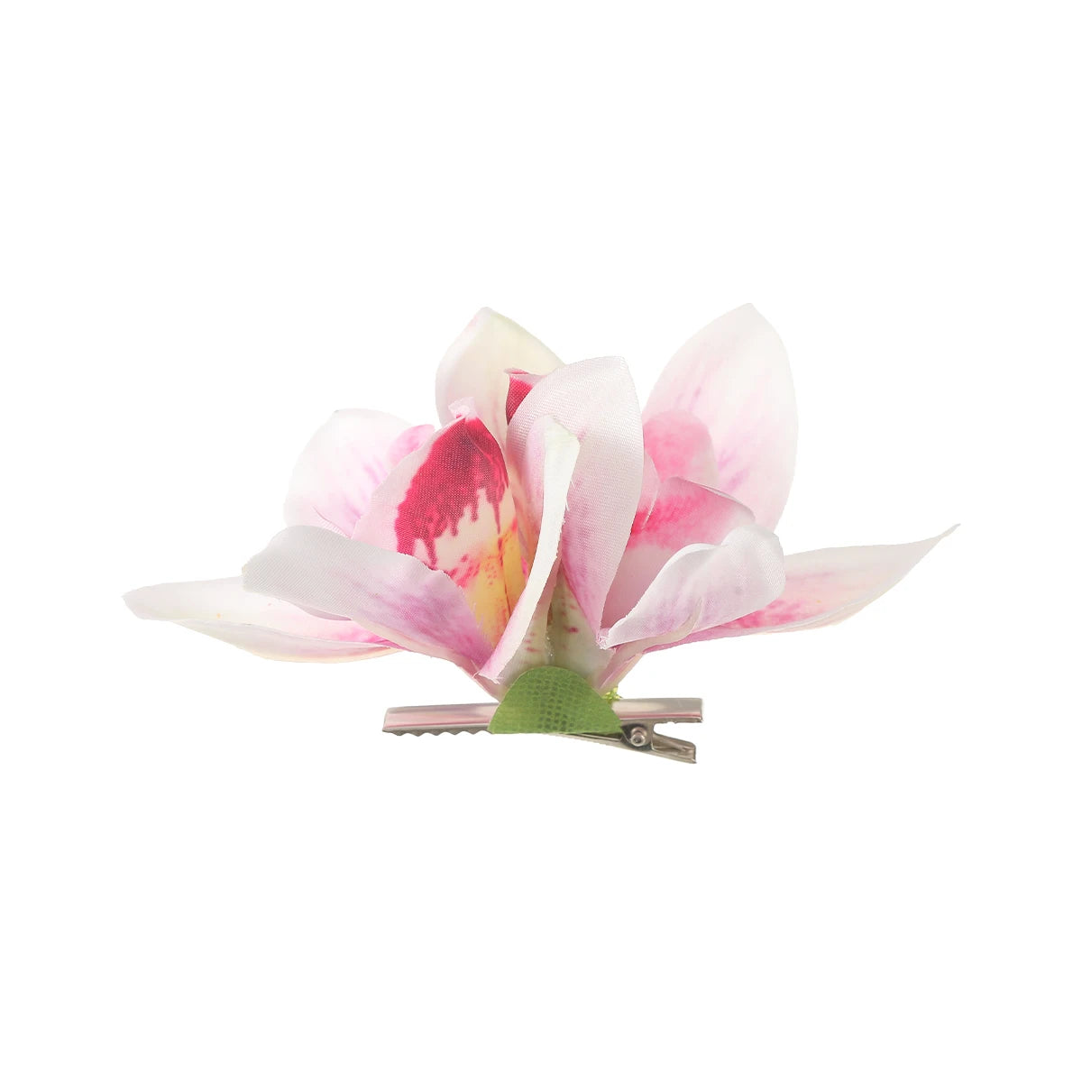 Orchid Flowers Hair Clips Bohemian Small Hairpin Bridal Barrette Beach Wedding Flower Women Holiday Hair Clip Hair Accessories