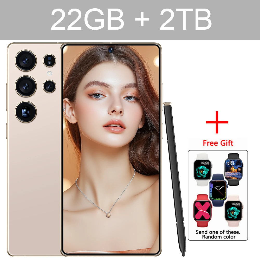 Cellphones S25 Ultra 7.3HD Original Mobile Phones 4G 5G Dual SIM Card Smartphone 7800mAh Android 14 Global Version Cell Phone