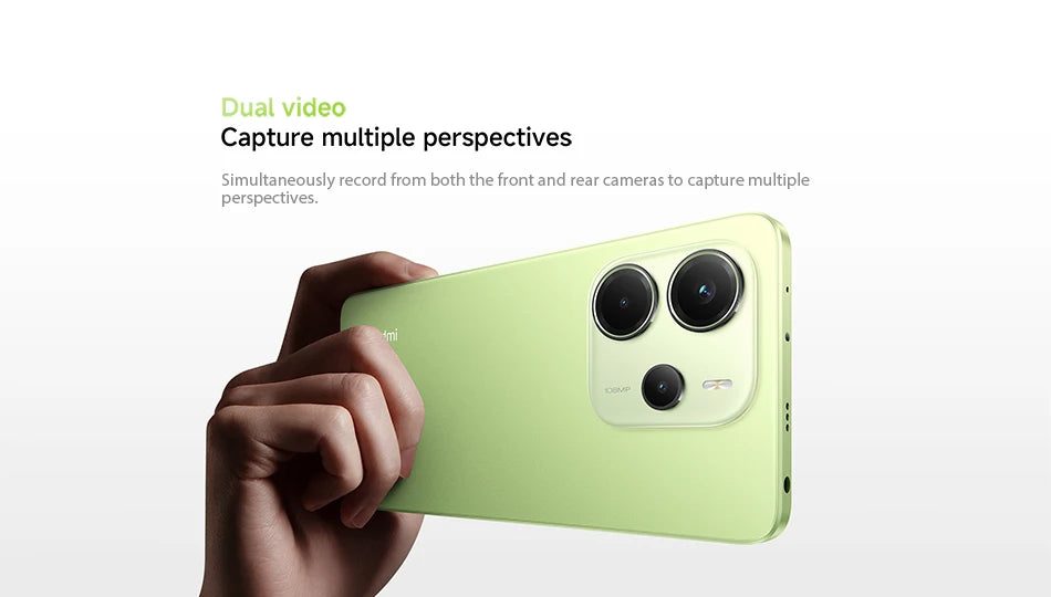 Global Version Xiaomi Redmi Note 14 4G Smartphone 128GB / 256GB ROM MediaTek Helio G99-Ultra 108MP Camera 6.67" AMOLED 5500mAh