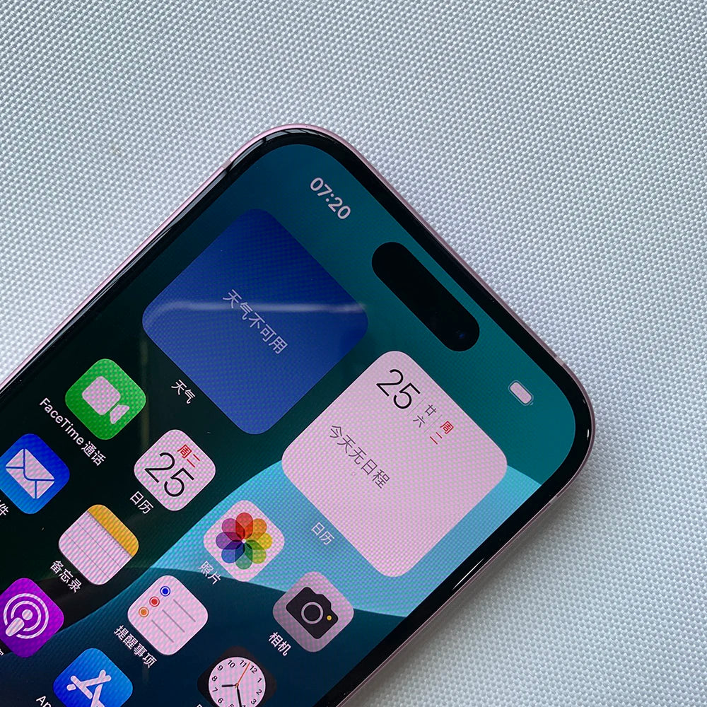 Original Used Apple iPhone 15 5G Mobile Phone Face ID 128GB/256/512GB Dual e-SIM NFC 48MP+12MP IOS A16 Hexa-Core SmartPhone
