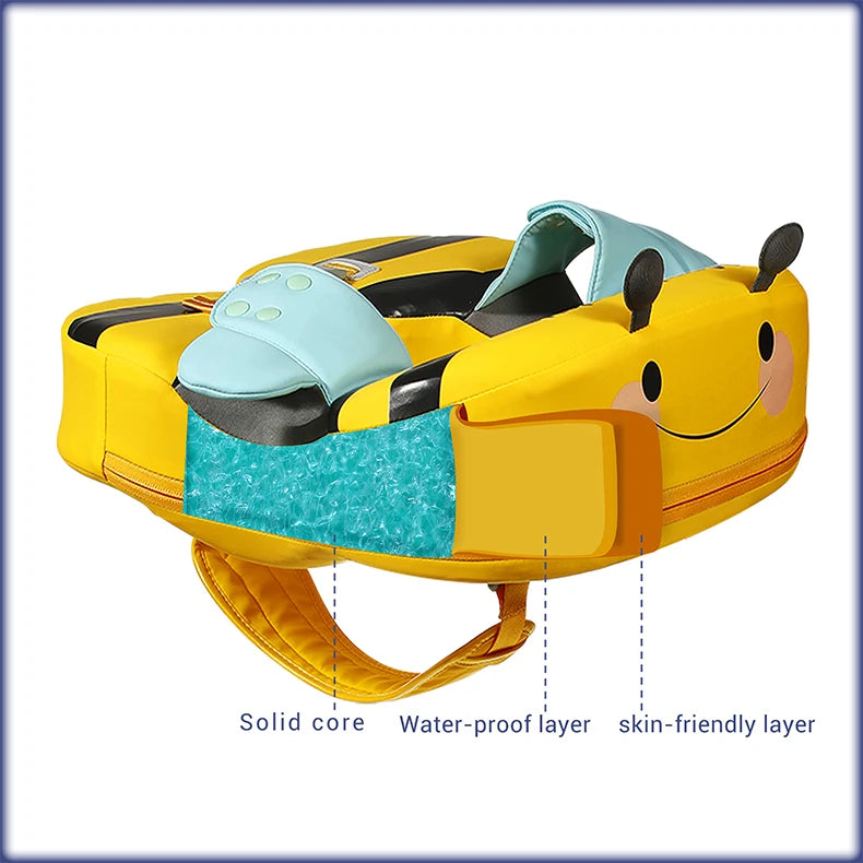 Mambobaby VIP Dropshipping Non-Inflatable Baby  Floats with Canopy  Underarm Swimming  Floater Spa Buoy Trainer Suppliers