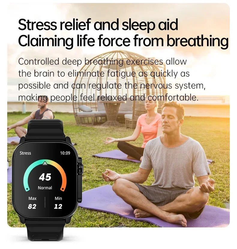 2025 T900 Ultra 2 Smart Watch Men 49mm Series 8 2.3 "AMOLED Screen NFC Compass Waterproof For Apple Watch IWO Ultra 8 Smartwatch