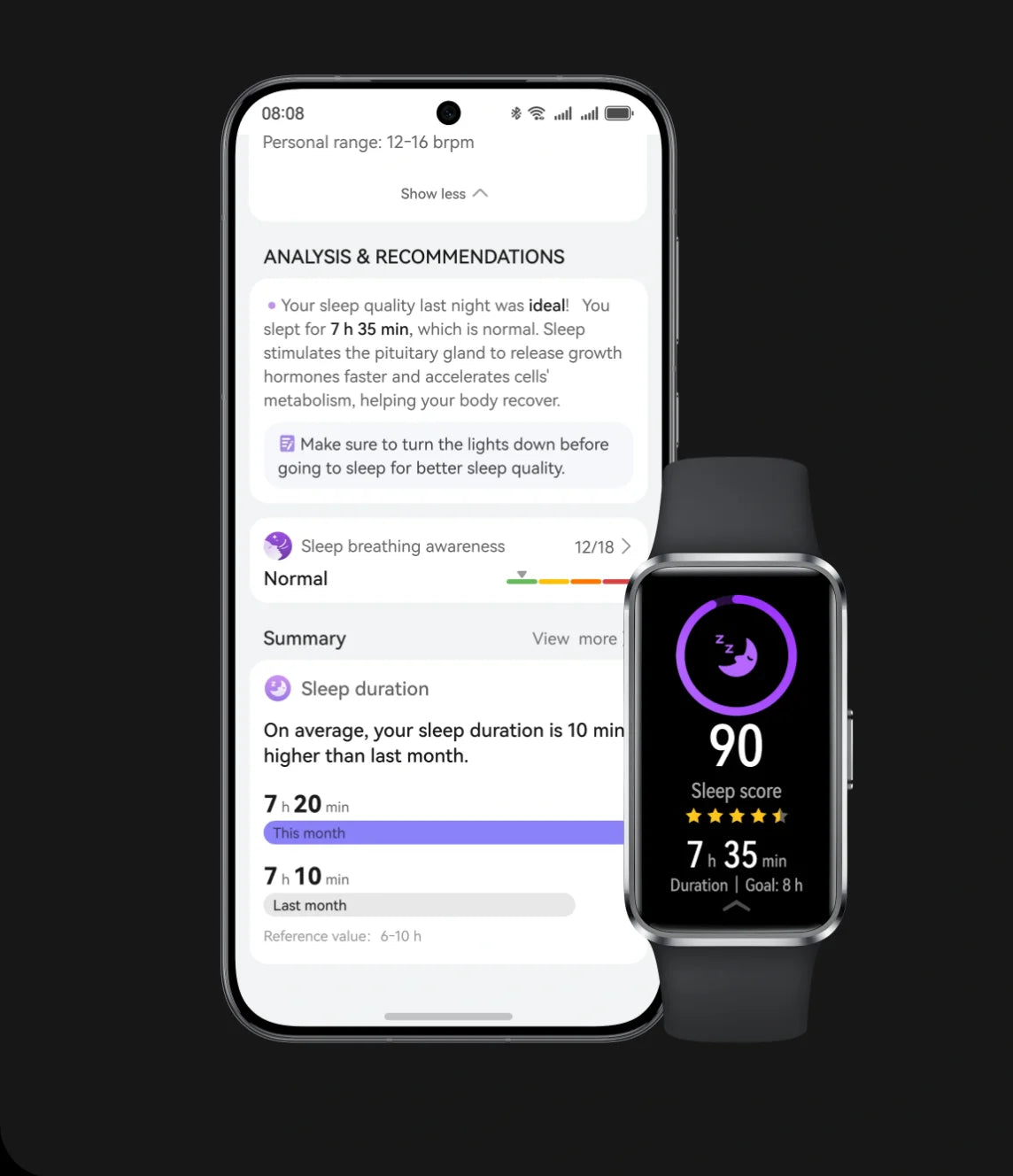 Huawei Band 10,Global Version Smartwatch,Compatible with IOS & Android,Sleep Tracking,Health monitor,14 days battery life,