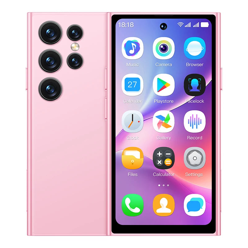 ONEMYTH S25 Pro 4.0" Mini Smartphone 2GB RAM 16GB ROM Android10.0 Face Recognition Unlock 2000mAh 3G Small Mobile Phone