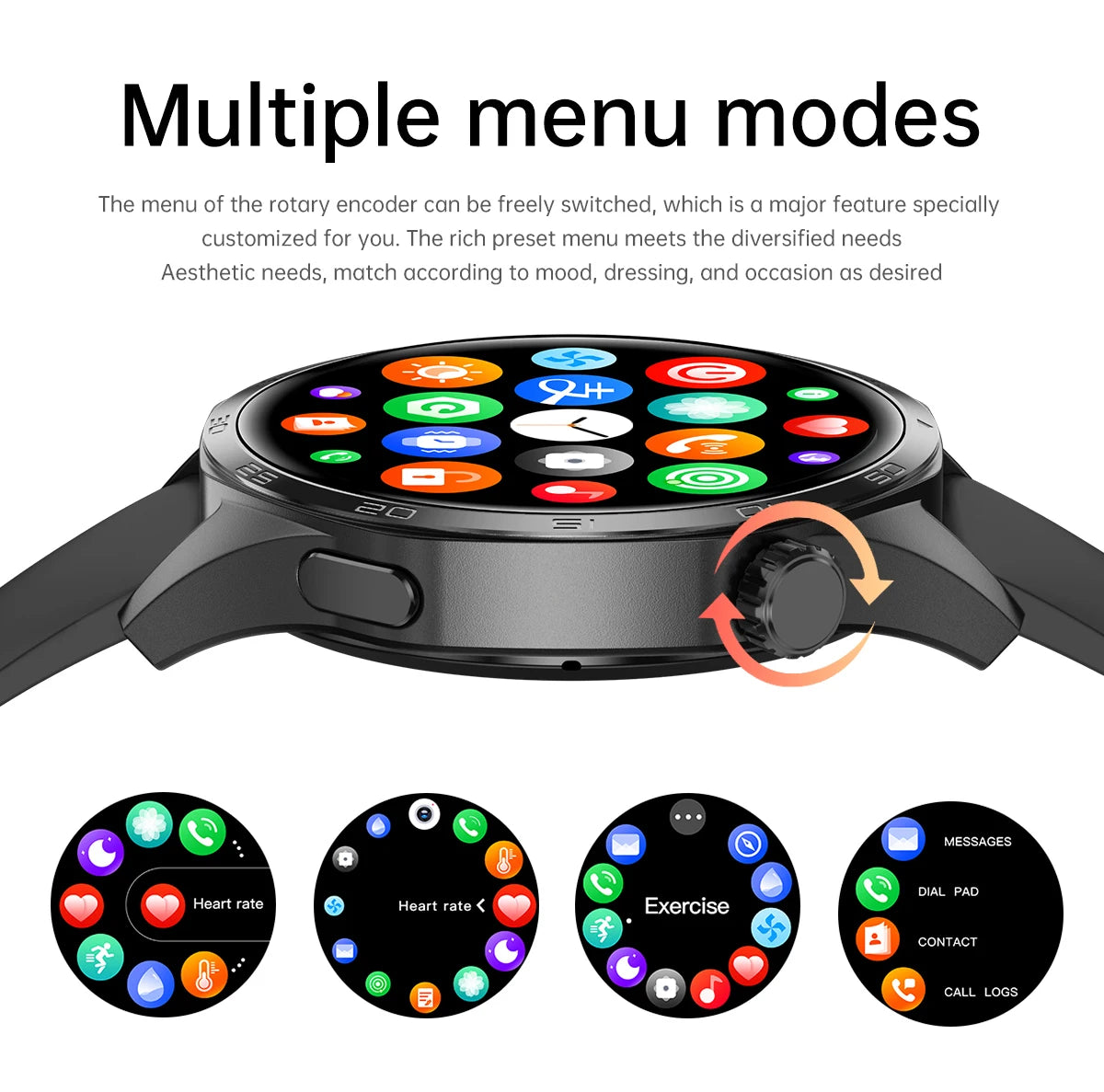 For HUAWEI IOS Outdoor Sport GPS Smart Watch Men 1.53-inch HD AMOLED Screen IP68 Waterproof Bluetooth Call NFC Smartwatch 2025