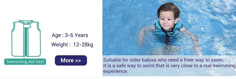 Mambobaby VIP Dropshipping Non-Inflatable Baby  Floats with Canopy  Underarm Swimming  Floater Spa Buoy Trainer Suppliers