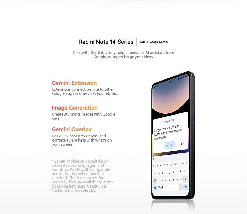 Global Version Xiaomi Redmi Note 14 4G Smartphone 128GB / 256GB ROM MediaTek Helio G99-Ultra 108MP Camera 6.67" AMOLED 5500mAh
