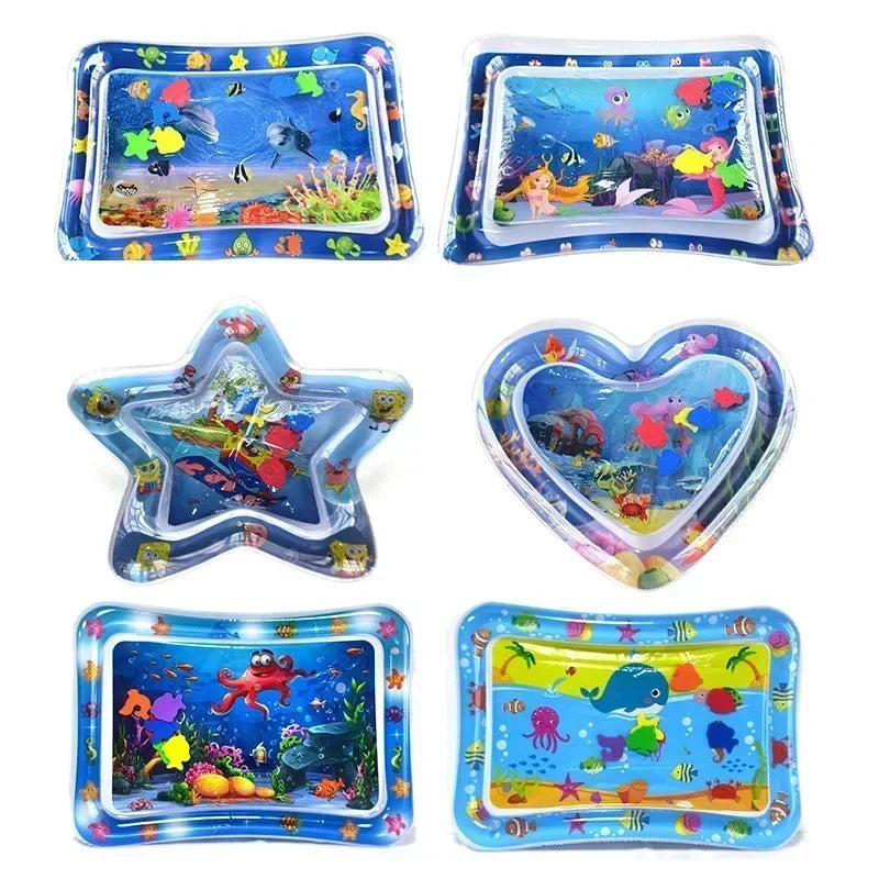 Summer Inflatable Water Mat for Babies Playmat Toddler Activity Play Early Education Baby Water Play Essential Toy