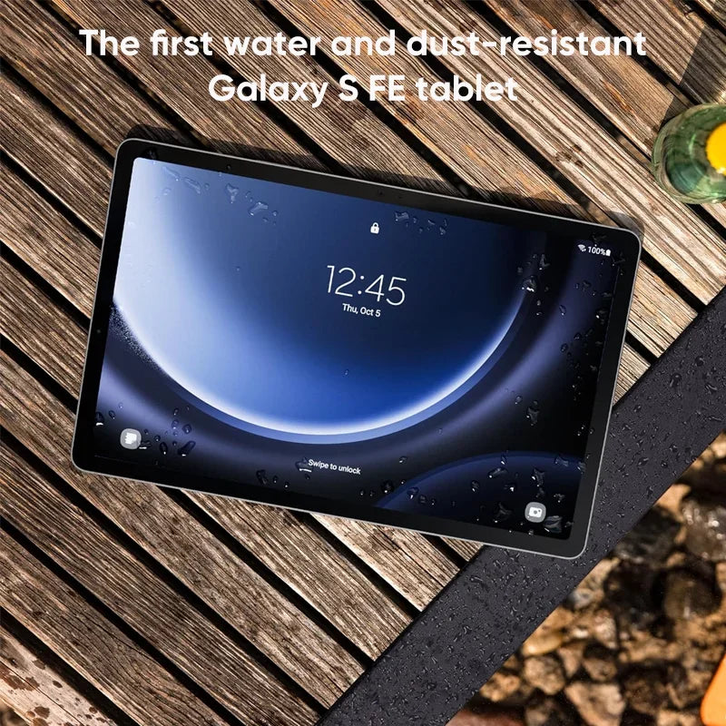 Samsung Galaxy Tab S9 FE 8GB+256GB Android Tablet 10.9" 90 Hz Screen IP68 Rating 45W Fast Charging 8000mAh Battery Exynos 1380