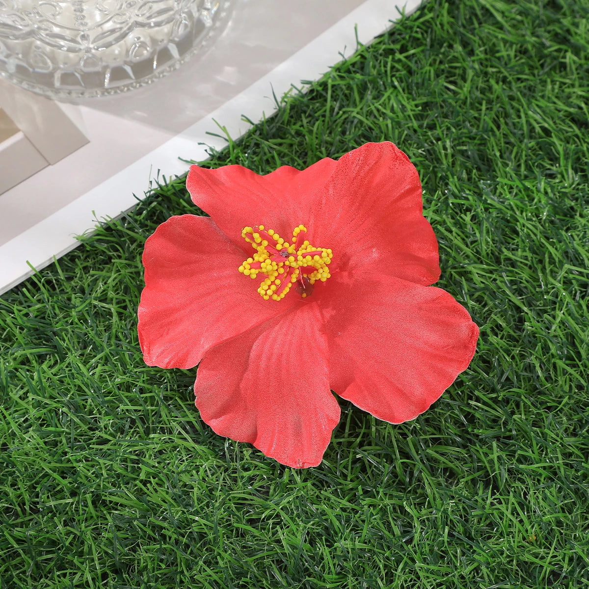 Orchid Flowers Hair Clips Bohemian Small Hairpin Bridal Barrette Beach Wedding Flower Women Holiday Hair Clip Hair Accessories