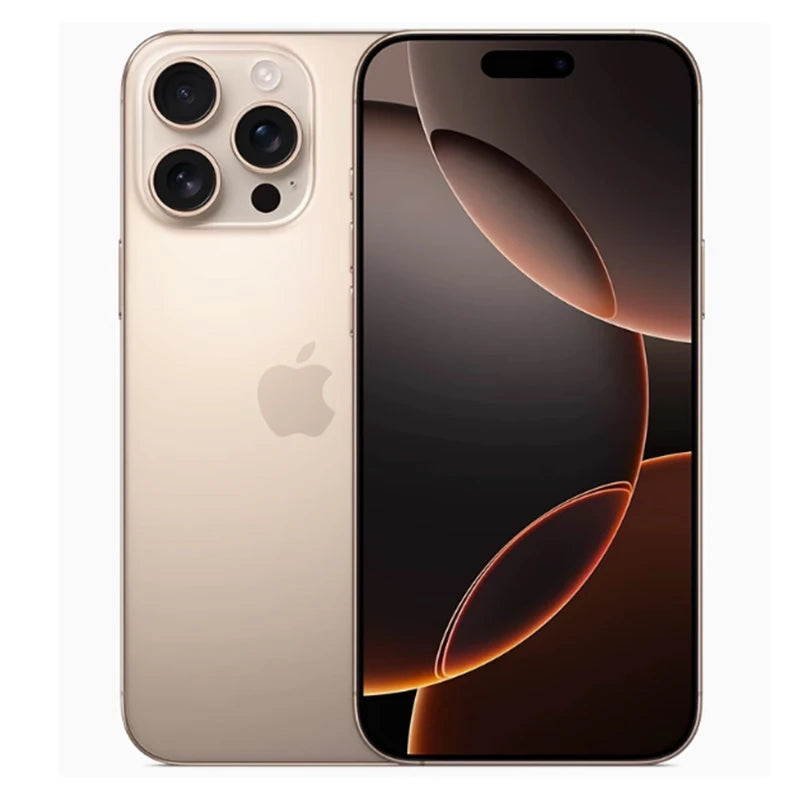 Apple iPhone 16 Pro Max 6.9" 5G Dual SIM Card Smartphone LTPO Super Retina XDR OLED Face ID NFC A18Pro 256/512GB 8GB Unlocked