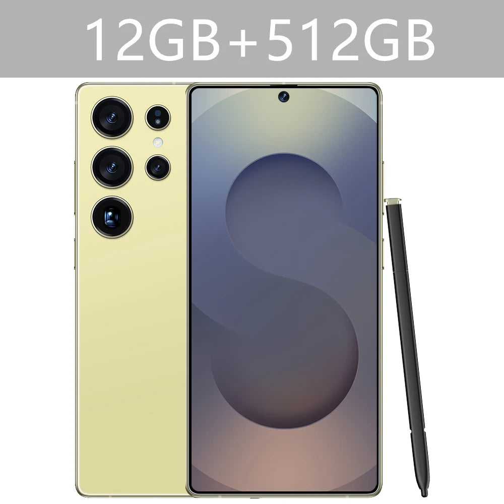 Cellphones S25 Ultra 7.3HD Original Mobile Phones 4G 5G Dual SIM Card Smartphone 7800mAh Android 14 Global Version Cell Phone