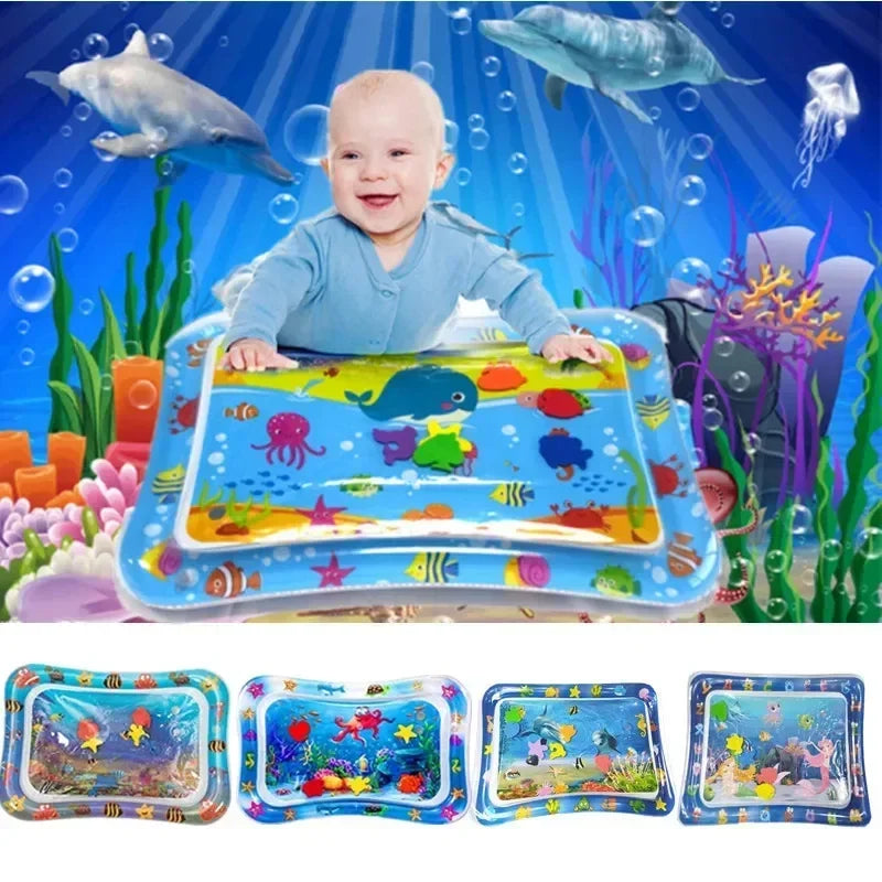 Summer Inflatable Water Mat for Babies Playmat Toddler Activity Play Early Education Baby Water Play Essential Toy