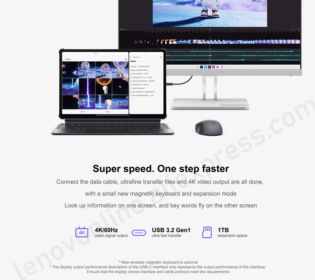Lenovo Xiaoxin Pad Pro 12.7 2023 Snapdragon 870 LCD Screen 144Hz 8GB 128GB/256GB 10200mAh Android 13 Tablet