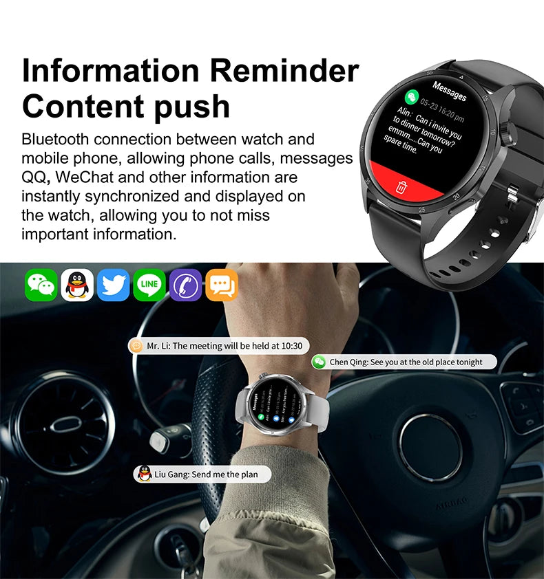 For HUAWEI GT5 Pro GPS NFC Smart Watch Men 360*360 AMOLED Screen Heart rate Bluetooth Call IP67 Waterproof Man Smartwatch 2025