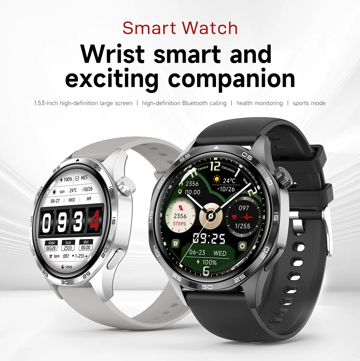 For HUAWEI IOS Outdoor Sport GPS Smart Watch Men 1.53-inch HD AMOLED Screen IP68 Waterproof Bluetooth Call NFC Smartwatch 2025