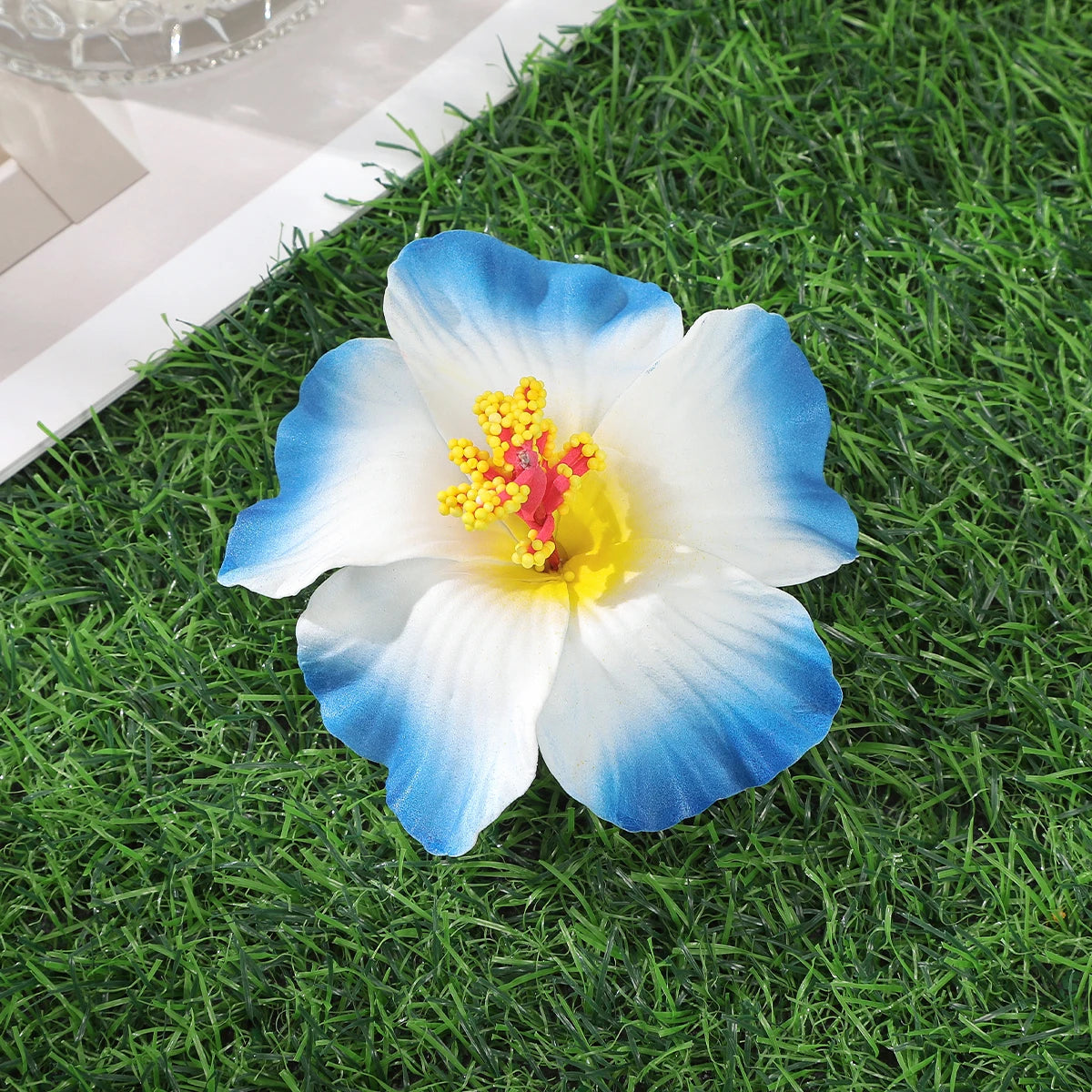 Orchid Flowers Hair Clips Bohemian Small Hairpin Bridal Barrette Beach Wedding Flower Women Holiday Hair Clip Hair Accessories