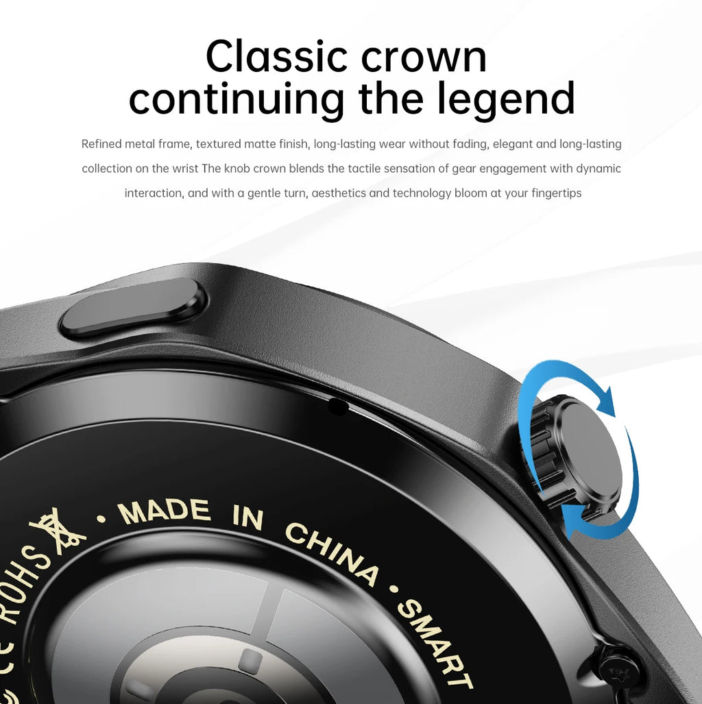For HUAWEI IOS Outdoor Sport GPS Smart Watch Men 1.53-inch HD AMOLED Screen IP68 Waterproof Bluetooth Call NFC Smartwatch 2025