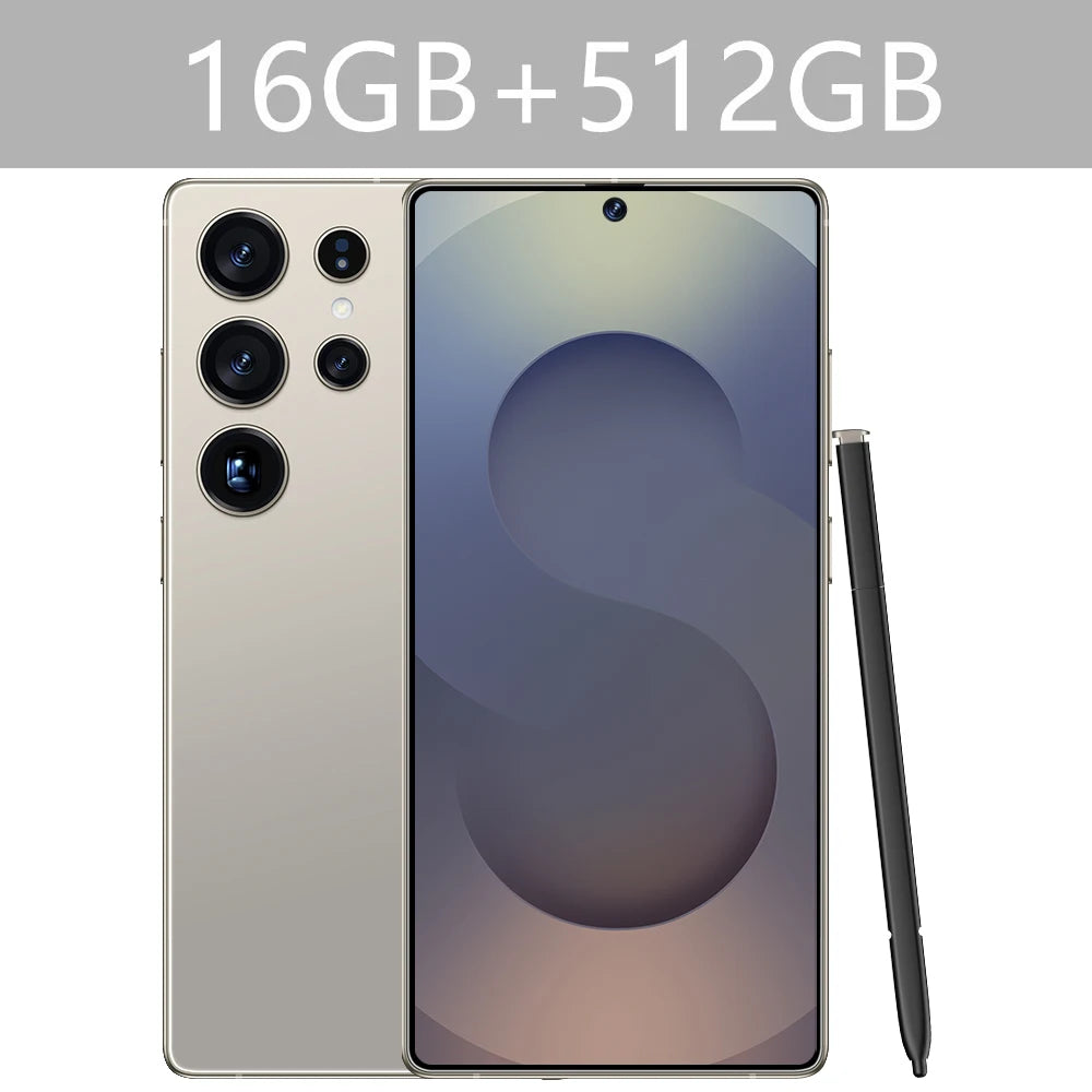 Cellphones S25 Ultra 7.3HD Original Mobile Phones 4G 5G Dual SIM Card Smartphone 7800mAh Android 14 Global Version Cell Phone