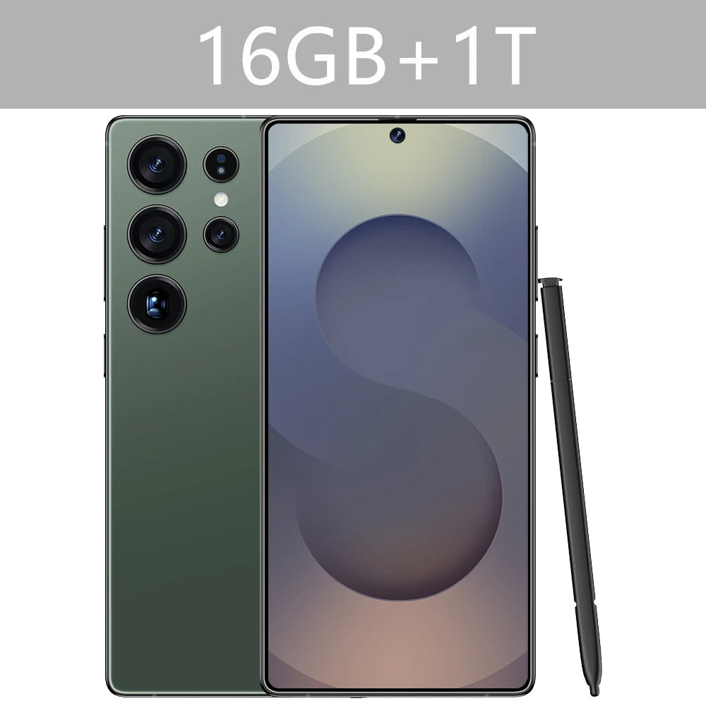 Cellphones S25 Ultra 7.3HD Original Mobile Phones 4G 5G Dual SIM Card Smartphone 7800mAh Android 14 Global Version Cell Phone