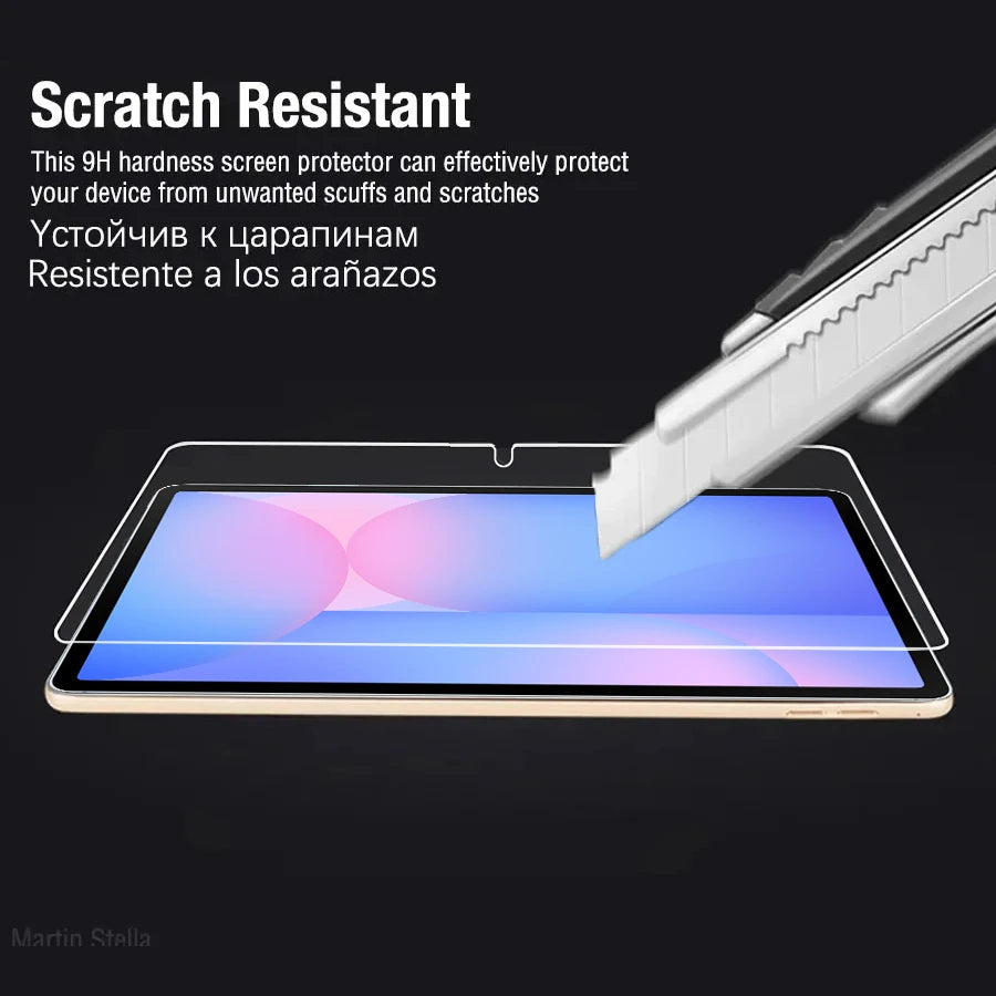 For Samsung Galaxy Tab S10 Fe Plus Tempered Glass Screen Protector On samsung galaxy tab s10 fe fe+ plus 2025 9H Film