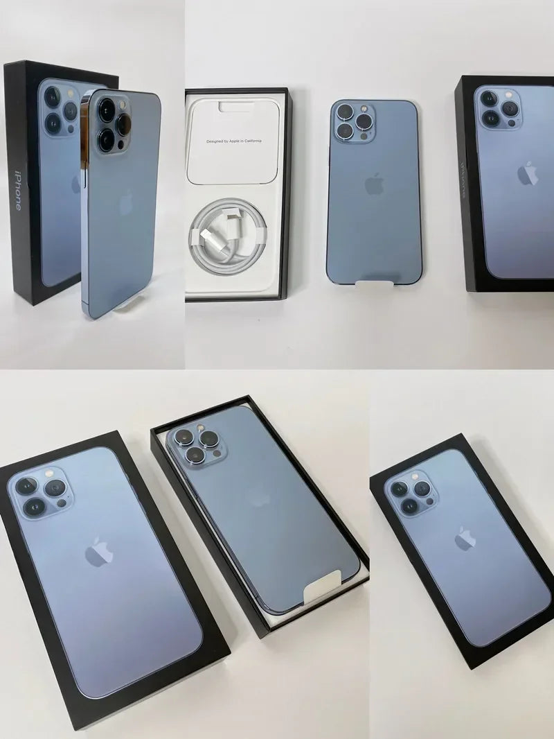 Apple iPhone 13 Pro 6.1" / iPhone 13 Pro Max 6.7" 128GB 256GB ROM Original Retina OLED RAM 6GB Face ID Unlocked 5G Mobile Phone