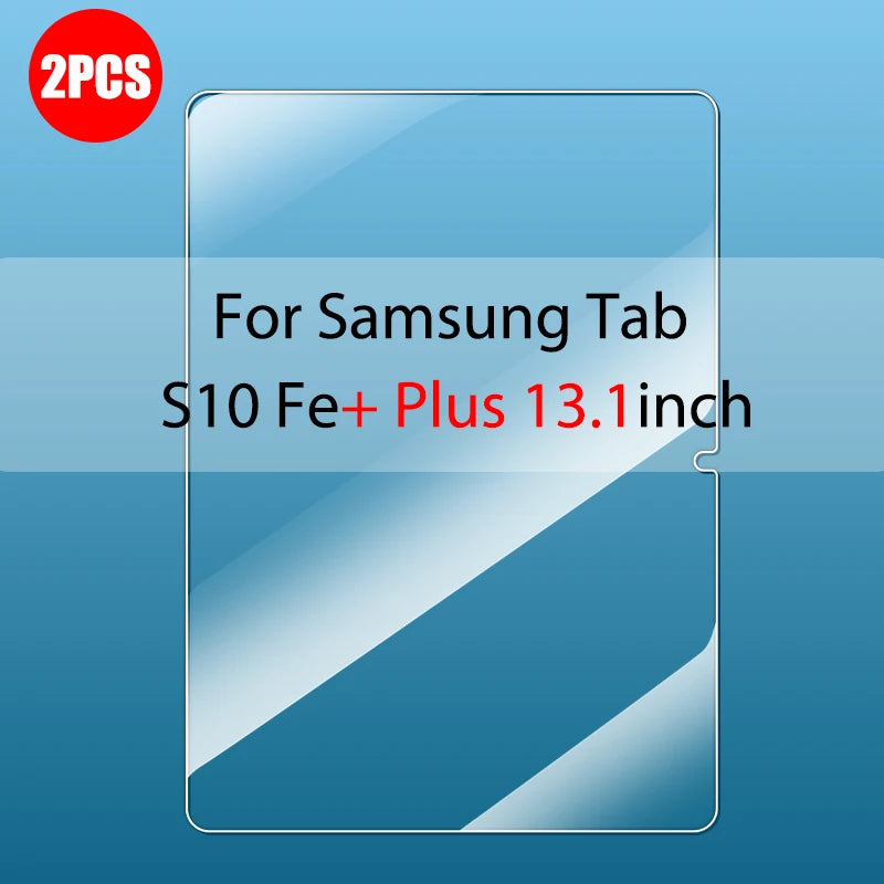 For Samsung Galaxy Tab S10 Fe Plus Tempered Glass Screen Protector On samsung galaxy tab s10 fe fe+ plus 2025 9H Film
