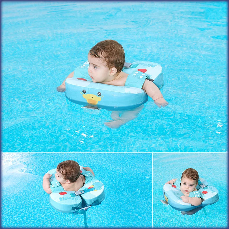 Mambobaby VIP Dropshipping Non-Inflatable Baby  Floats with Canopy  Underarm Swimming  Floater Spa Buoy Trainer Suppliers