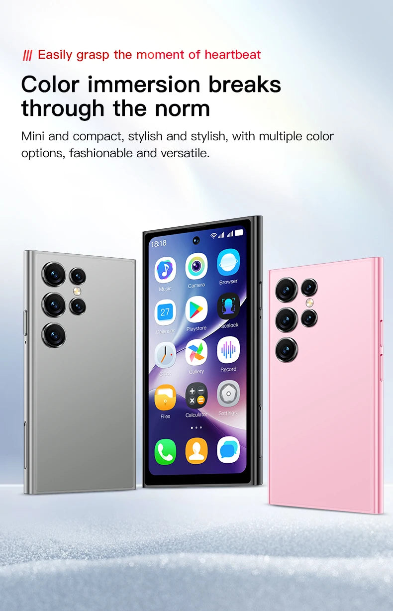 New Arrivals ONEMYTH S25 Pro Mini 3G Smartphone 4.0 Inch Full Screen Display 2000mAh 2GB RAM 16GB ROM Dual SIM With Play Store