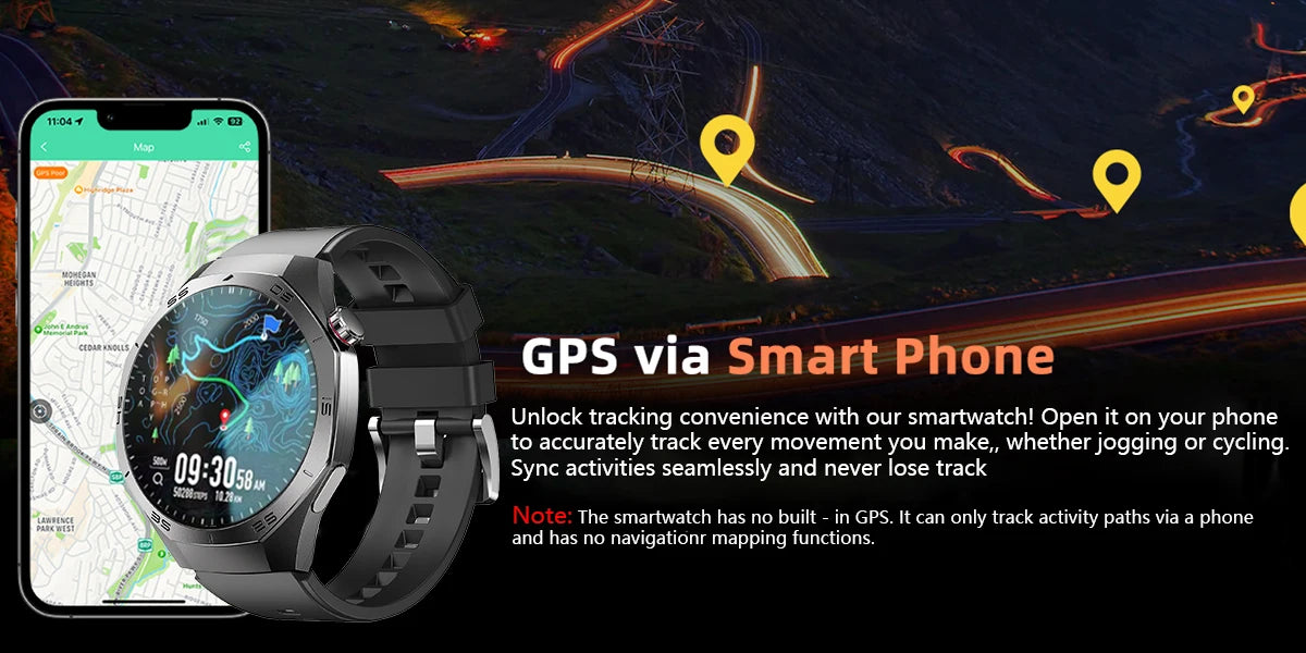 2025New For Huawei GT5 Pro Smart Watch Men HD AMOLED Screen GPS Motion trajectory HeartRate Bluetooth Call 1.52" SmartWatch IP68