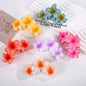 United Fashion Accessories New Design Summer Sweet Gradient Color 3 Flower Large Claw Girls Hair Accessories Acetate Big plumeria Hair Claw Clip For Women