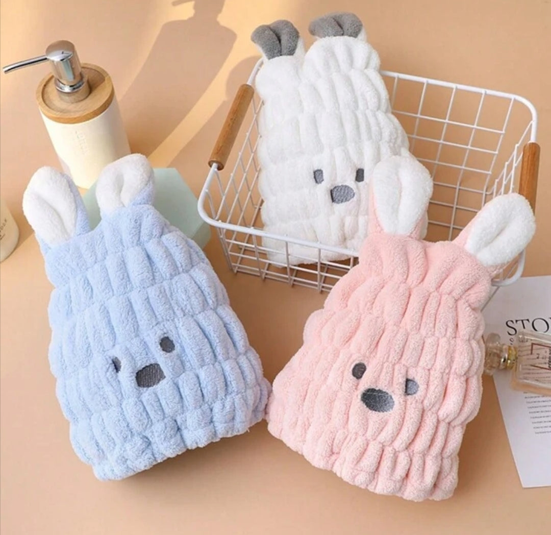 United Fashion Hair Drying Caps, Microfiber Bath Towel Hat for Shower Spa, Quick Drying Hat ( Pack of 6 )