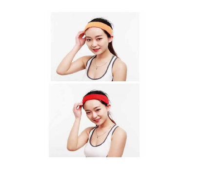 Headbands for Women Hair Non-Slip Fashion, Sports Hair Bands, Soft Cotton Cloth Stretchy For Workout Yoga Running 12PCS