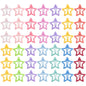 Star Snap Hair Clips Non-slip Toddlers Colorful Cute Lovely Metal Hair Barrettes Hair Accessories for Women Girls 30PCS