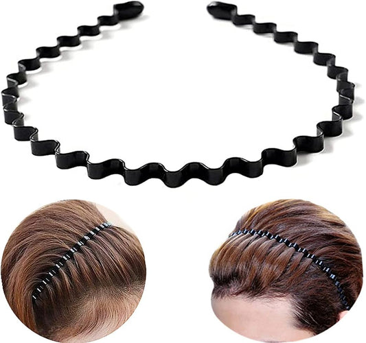 United Fashion Metal Hair band For MEN,Women and Girls ,Black Color Hair band