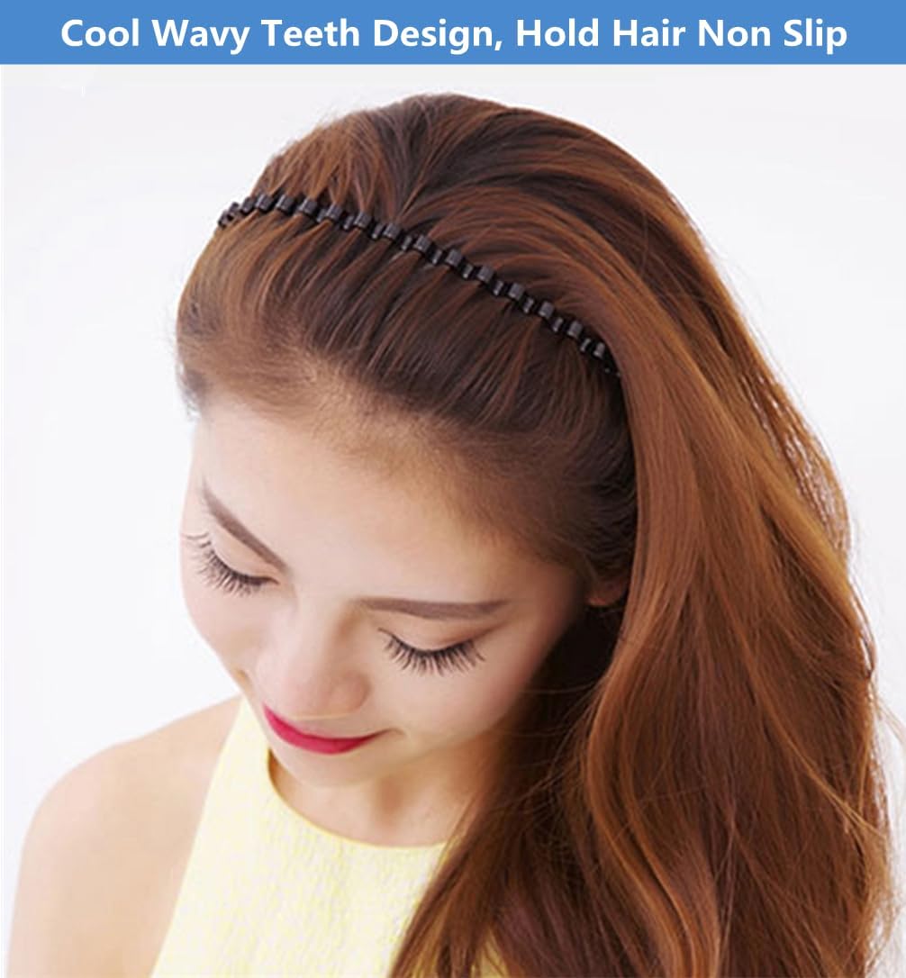 United Fashion Metal Hair band For MEN,Women and Girls ,Black Color Hair band