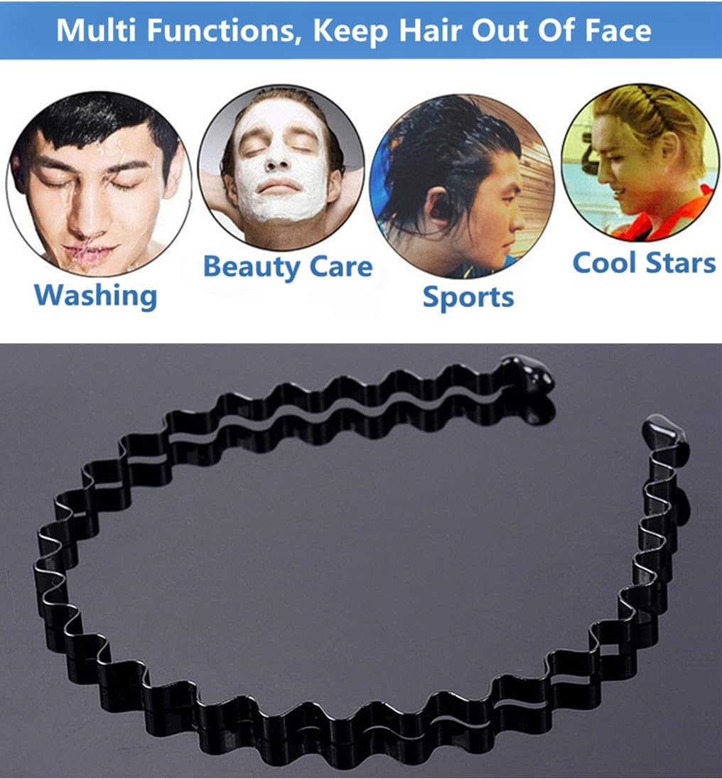 United Fashion Metal Hair band For MEN,Women and Girls ,Black Color Hair band