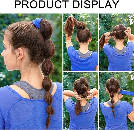 United Fashion Mini Elastic Hair Bobbles, Pack of 1000 Soft Black Rubber Bands with Plastic Box for Baby Girls, Wedding Hairstyle, Small Dreadlocks and More.