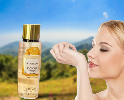 Air Body Golden Sand Body Mist 250ml