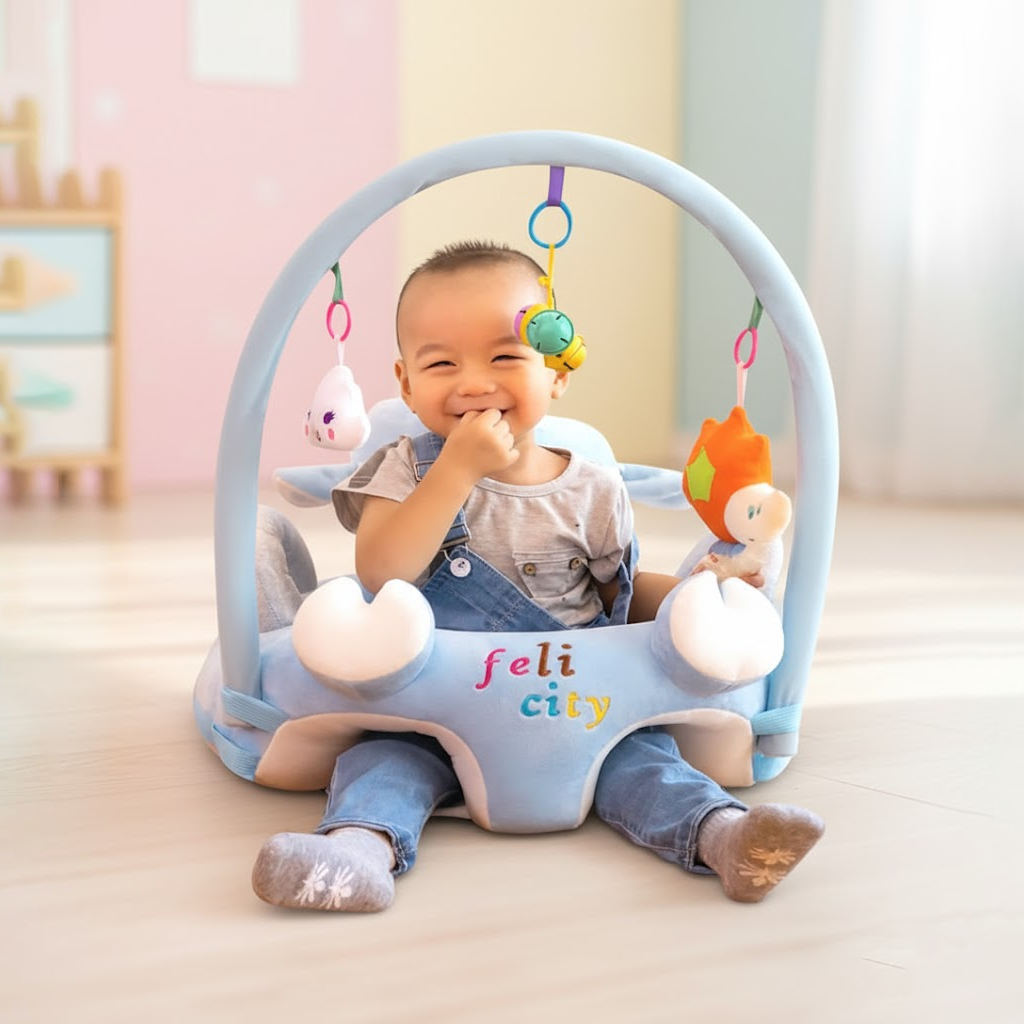 Felicity Mouse Baby Sit-Up Support Seat & amp; Play Nest