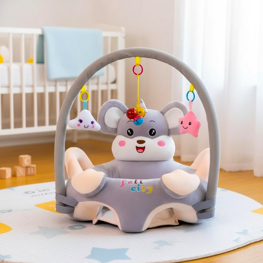 Felicity Mouse Baby Sit-Up Support Seat & amp; Play Nest