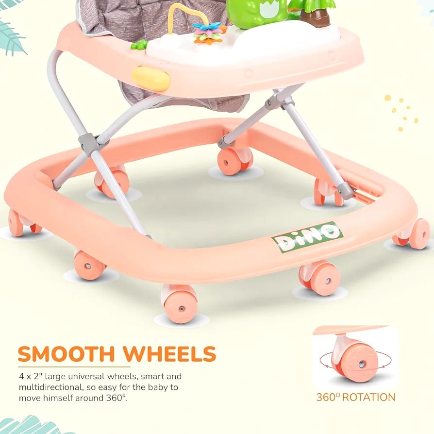 DINO Adventure 3-in-1 Baby Walker with Safety-First Design