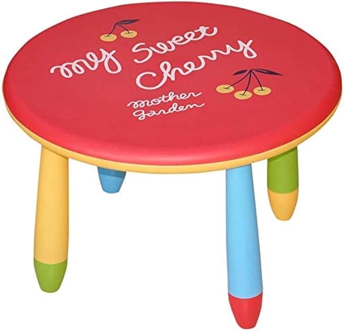 Children'S Table And Chair Set - Plastic Study Desk, Round Dining Table | Household chair (1 TABLE) (2CHAIR)