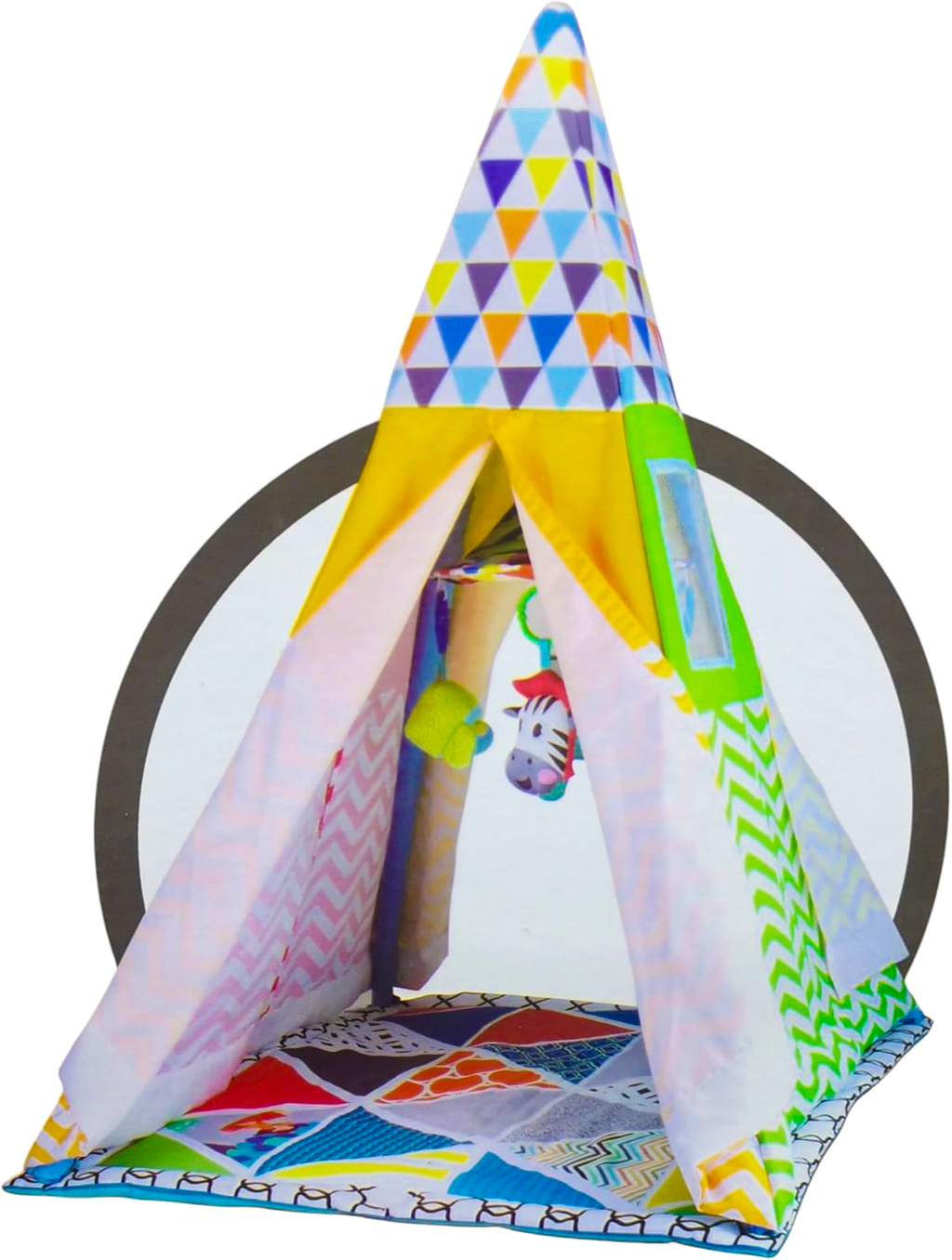 Meying Baby Tent Good Resilience Meying Baby Tent Good Resilience, Multiple uses, baby Fitness, With A small mirror and 4 Hanging Toys