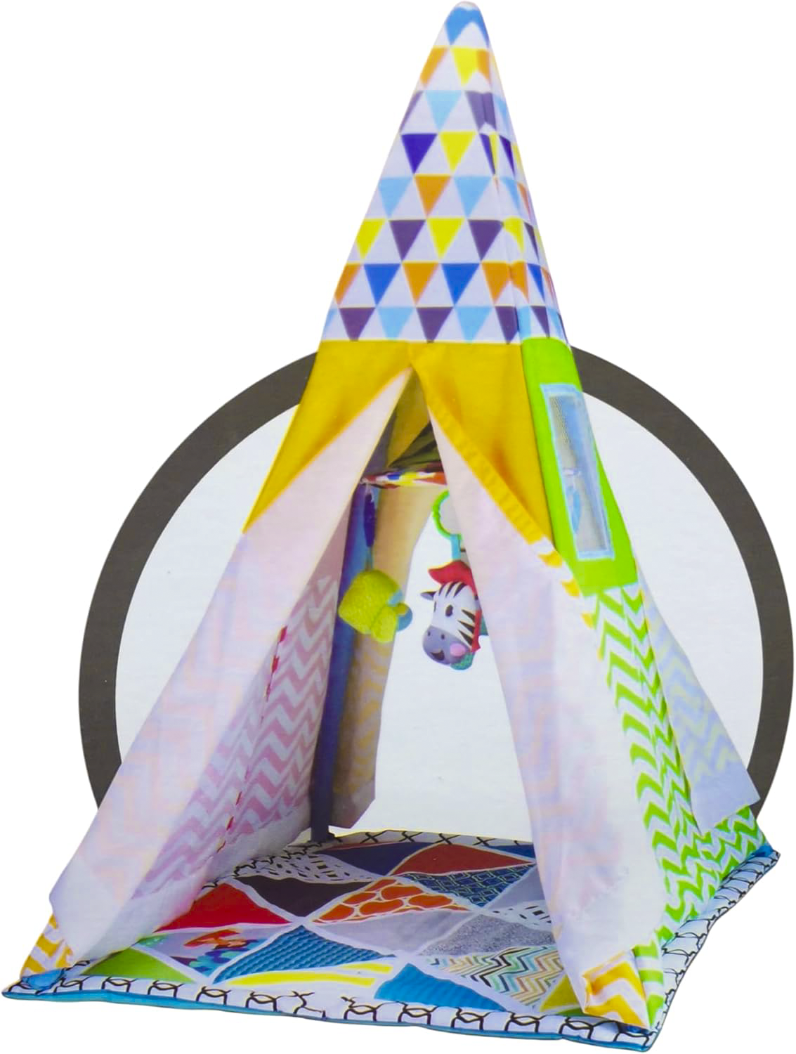 Meying Baby Tent Good Resilience Meying Baby Tent Good Resilience, Multiple uses, baby Fitness, With A small mirror and 4 Hanging Toys