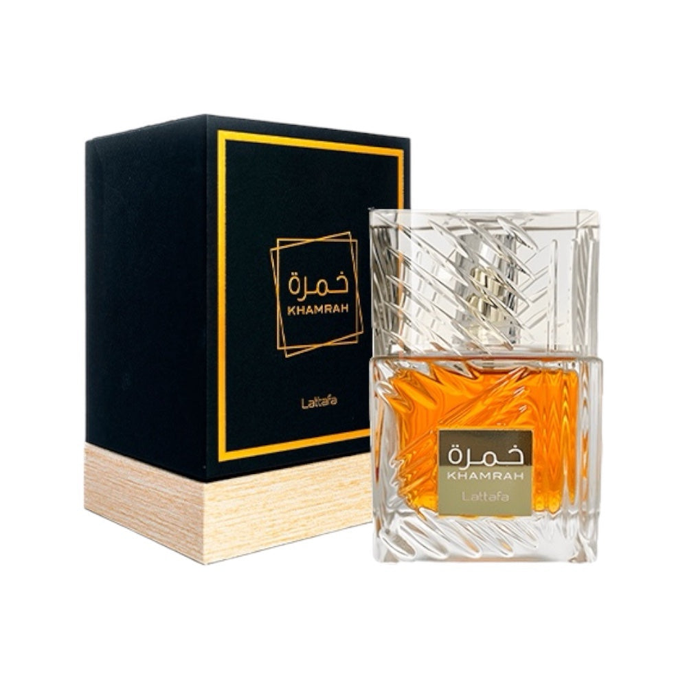 Lattafa Perfumes Khamrah for Unisex Eau de Parfum Spray, 3.4 Ounce